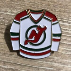Vintage NHL New Jersey Devils Hockey Jersey Enamel Pin